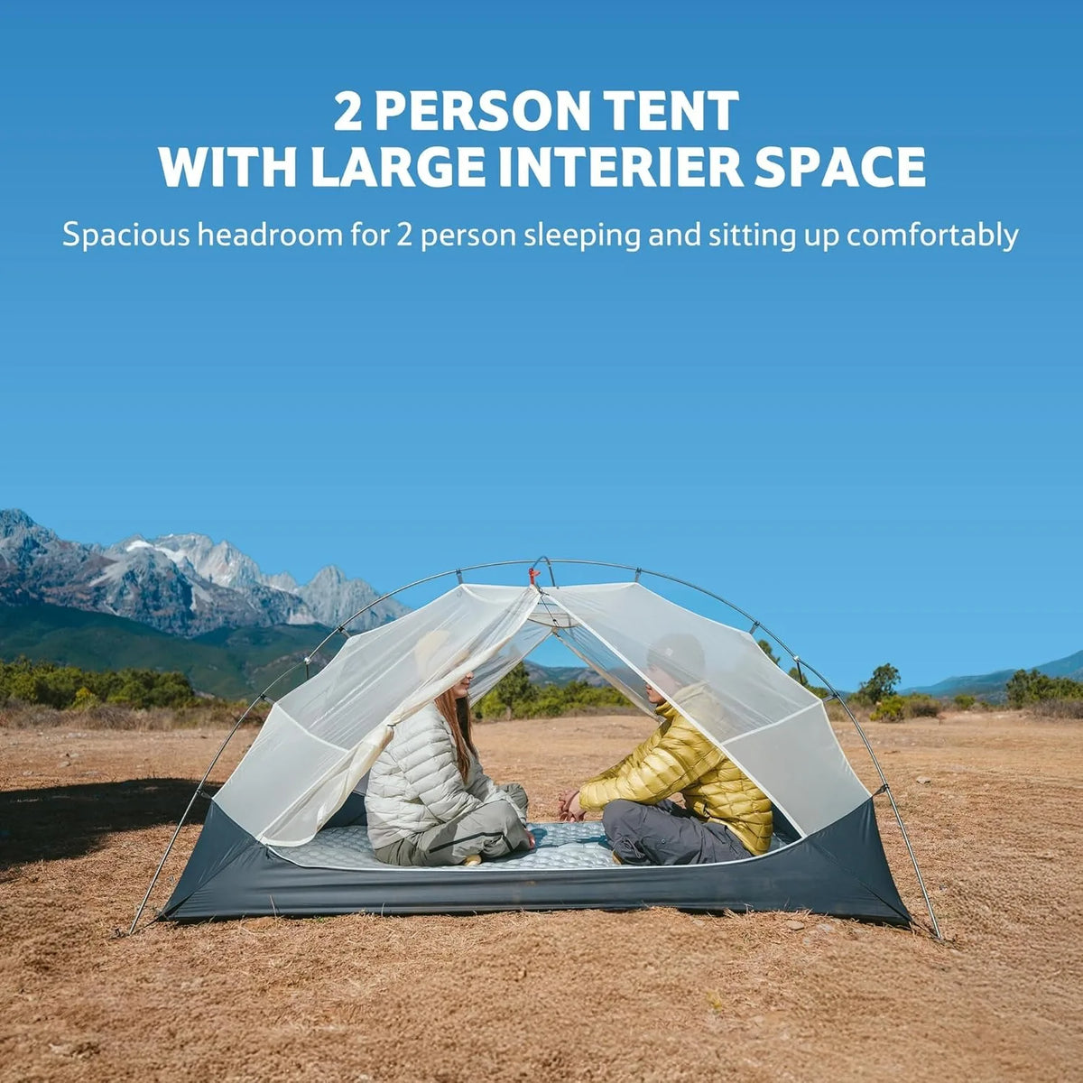 Naturehike Mongar Ultralight Backpacking Tent Waterproof Two Person Shelter
