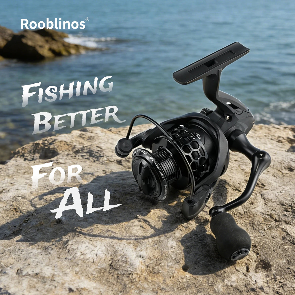 Rooblinos GTA3 Spinning Reel for Freshwater and Sea Fishing