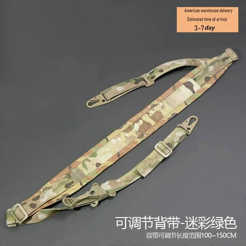 Modular Tactical Rifle Sling Removable Two Point One Point Configuration
