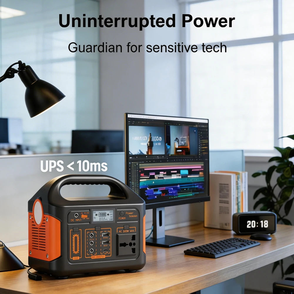 GaiaRay Reliable Portable Power Station LiFePO4 Camping