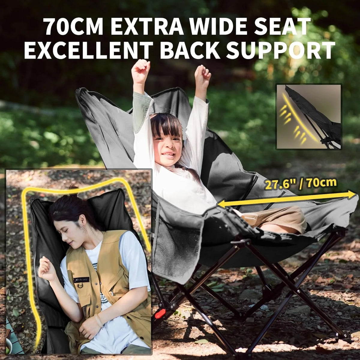Naturehike Sea Star Recliner Folding High Back Outdoor Camping Chair