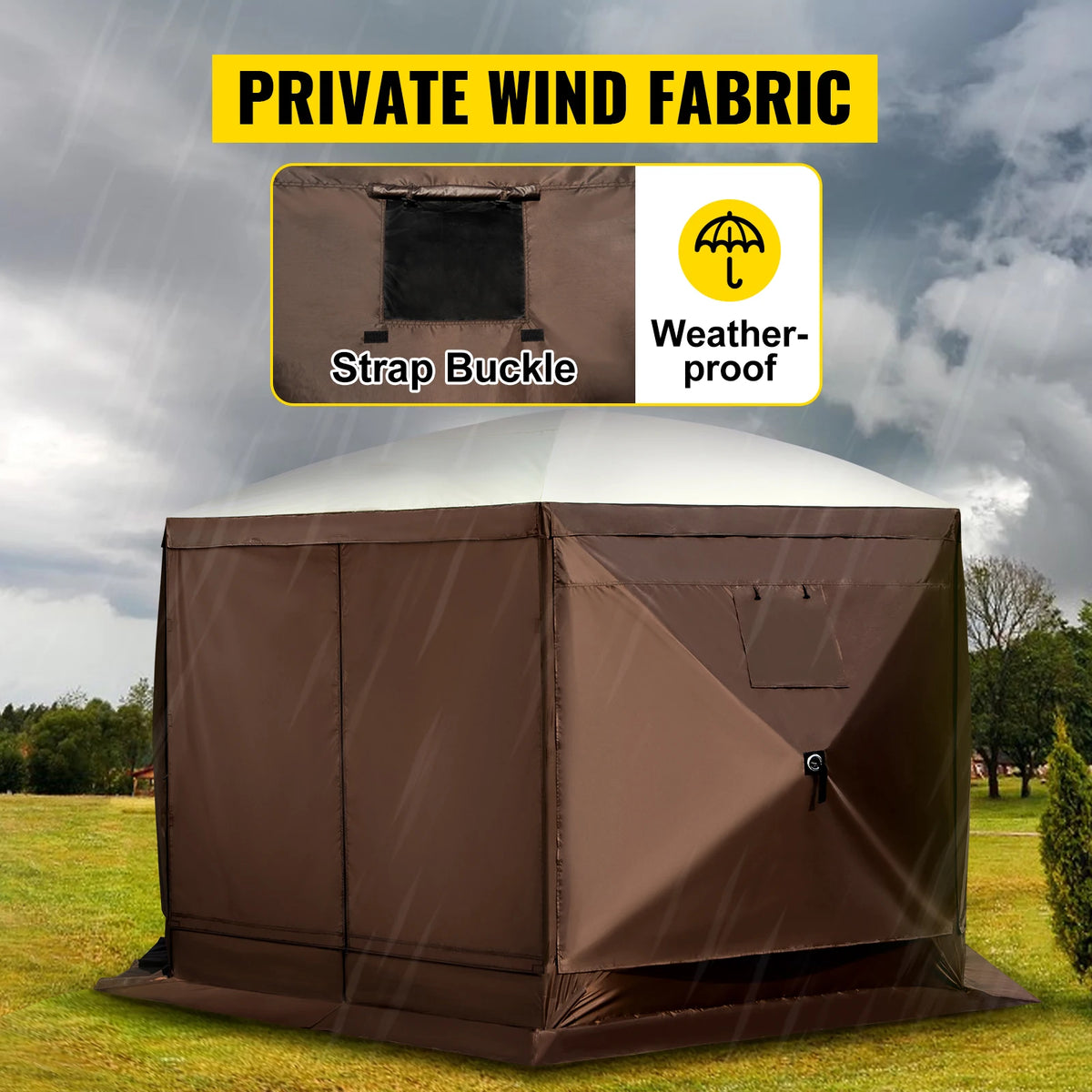 SucceBuy Pop Up Camping Gazebo Canopy Shelter For Outdoor Use