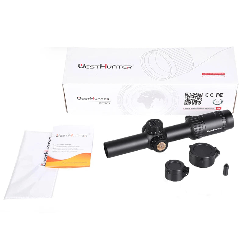 WestHunter LPVO Riflescope With Illuminated Etched Reticle For Hunting