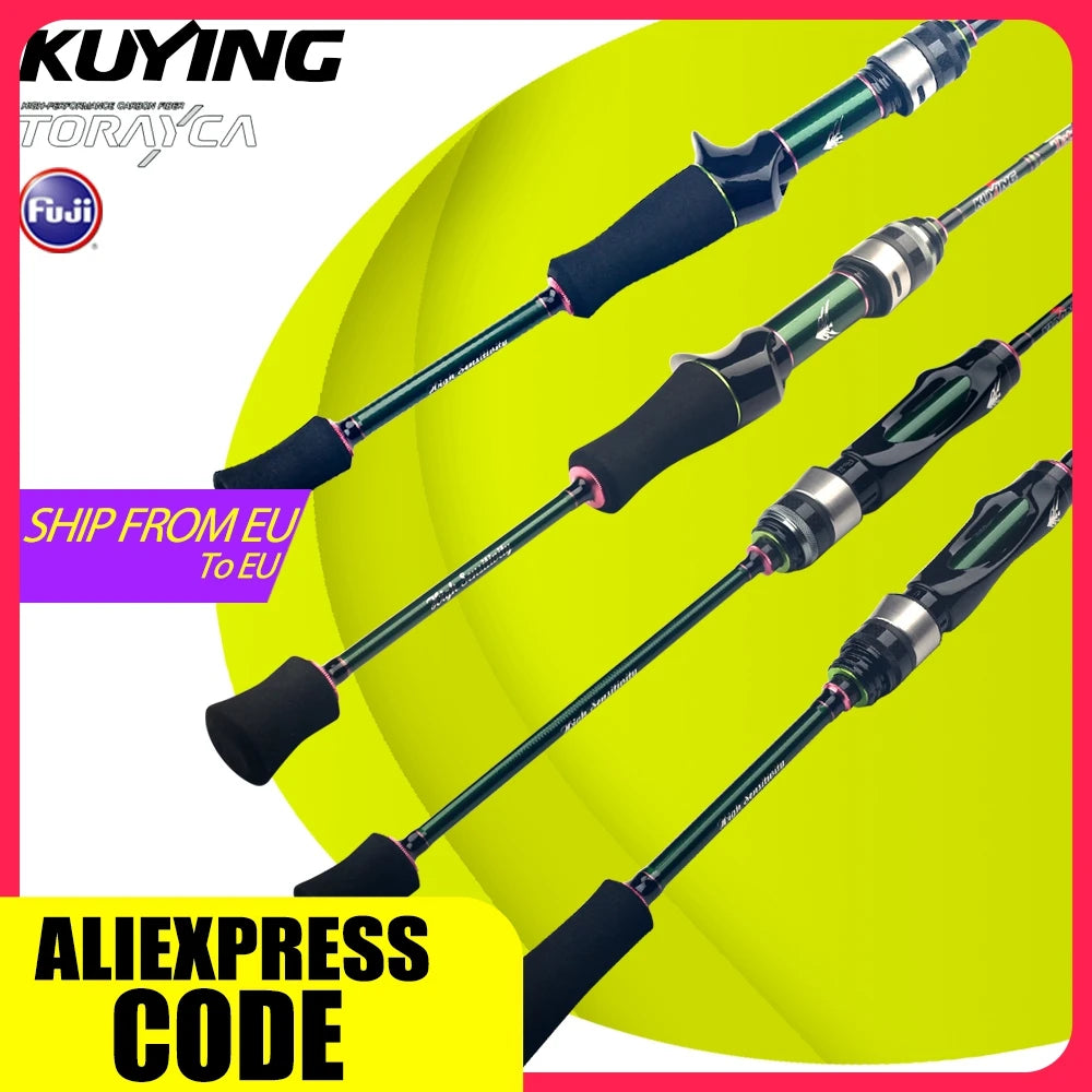 Kuying Teton Stream Carbon Fishing Rod With Fuji Guides