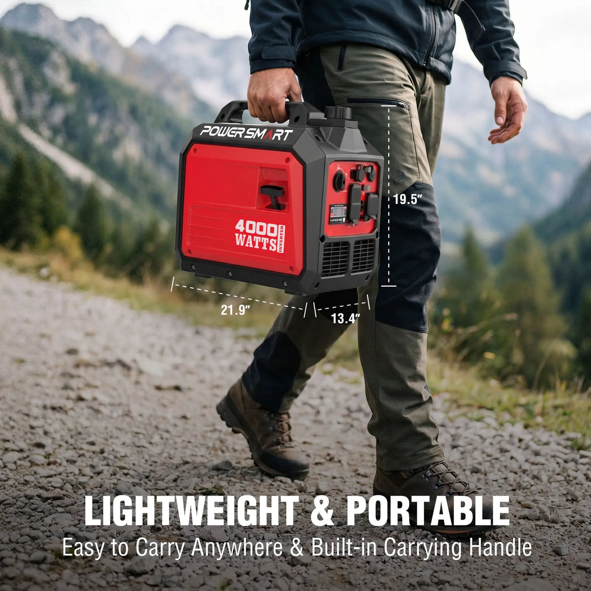 Powersmart 3600 Watt Portable Generator Ultra Quiet RV Home Camping Backup