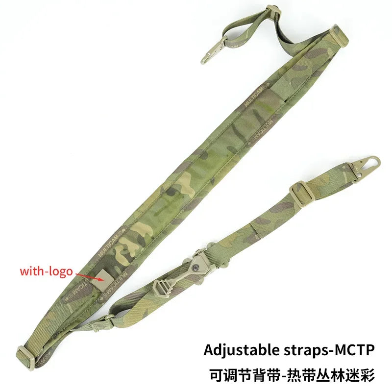 Tactical Modular Rifle Sling Removable Two Point One Point Padded Strap