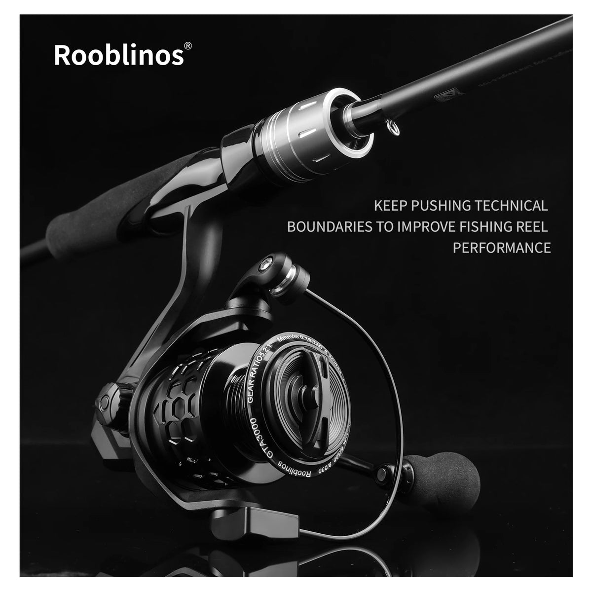 Rooblinos GTA3 Spinning Reel for Freshwater and Sea Fishing