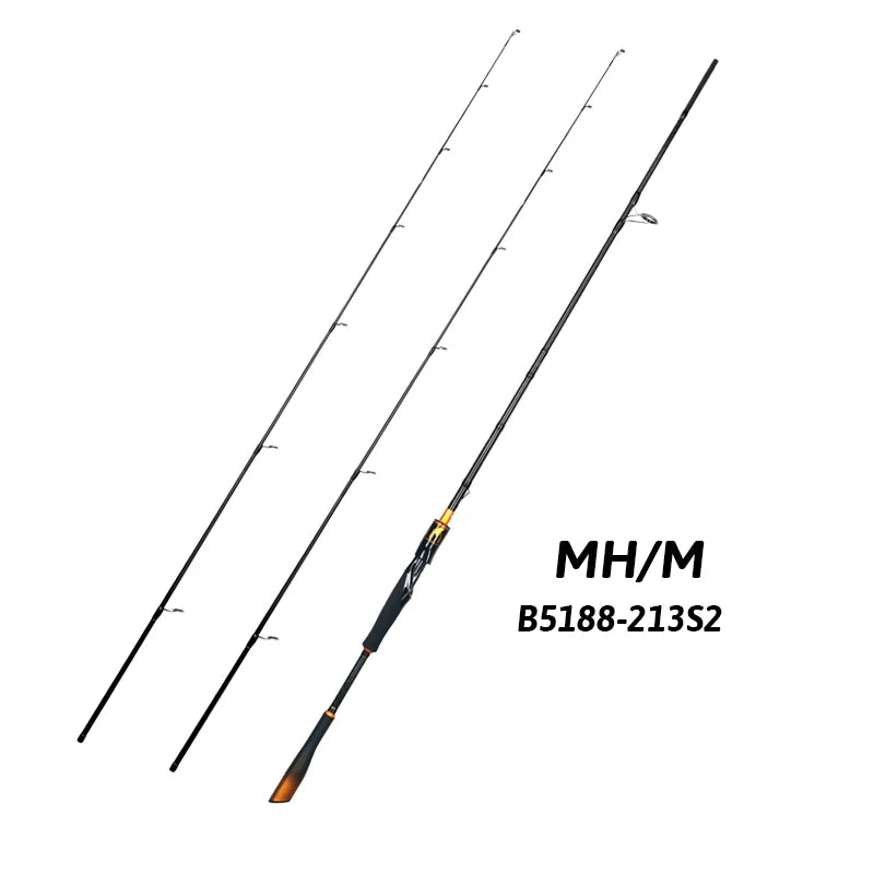 BIUTIFU T1000 Carbon Fishing Rod Fuji Guides For Anglers