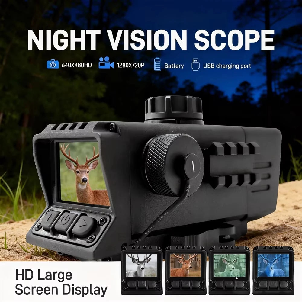Goyojo Elite Night Vision Scope For Hunters With Audio Video Recording