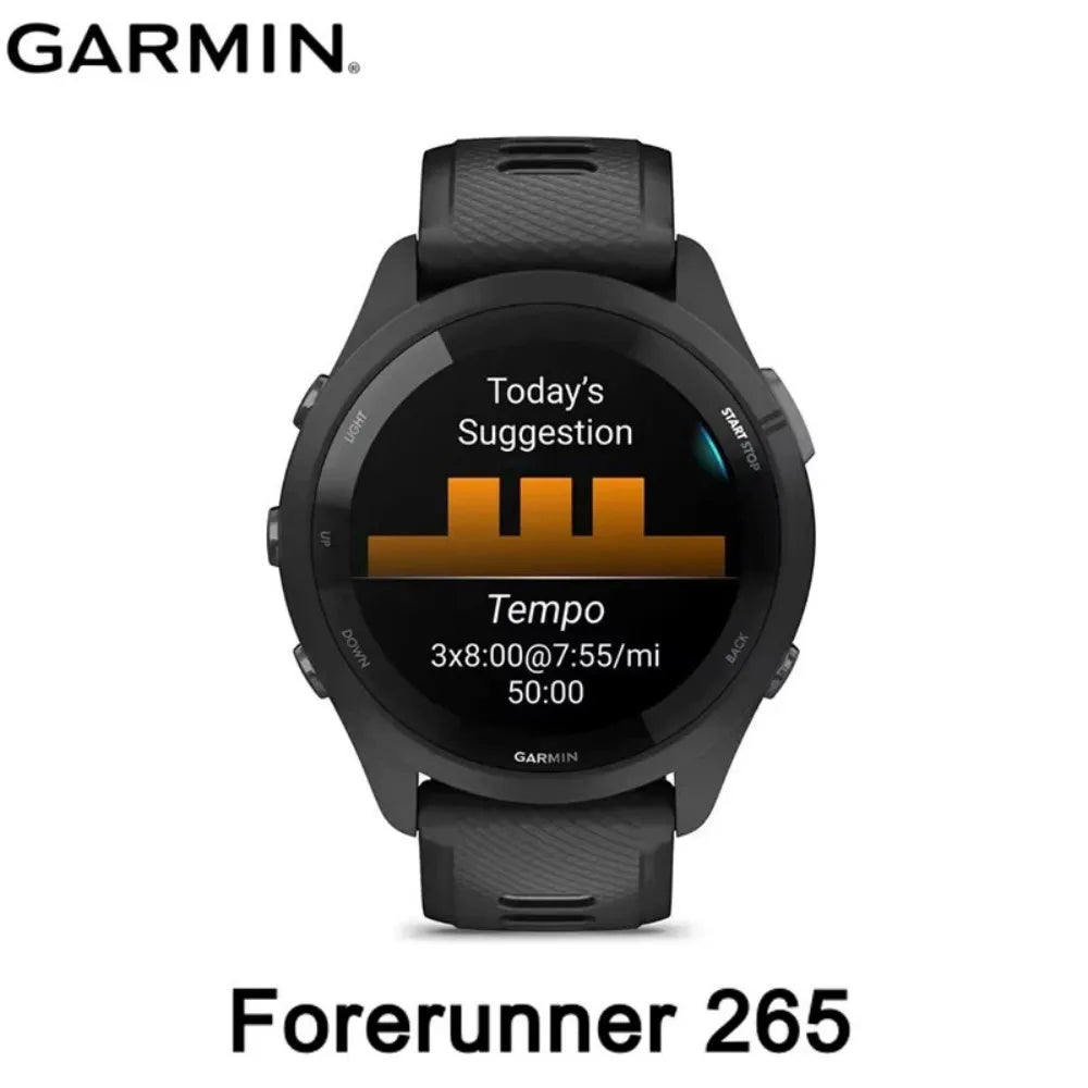 Garmin Forerunner 265 GPS Watch Multi Band Heart Rate SpO2