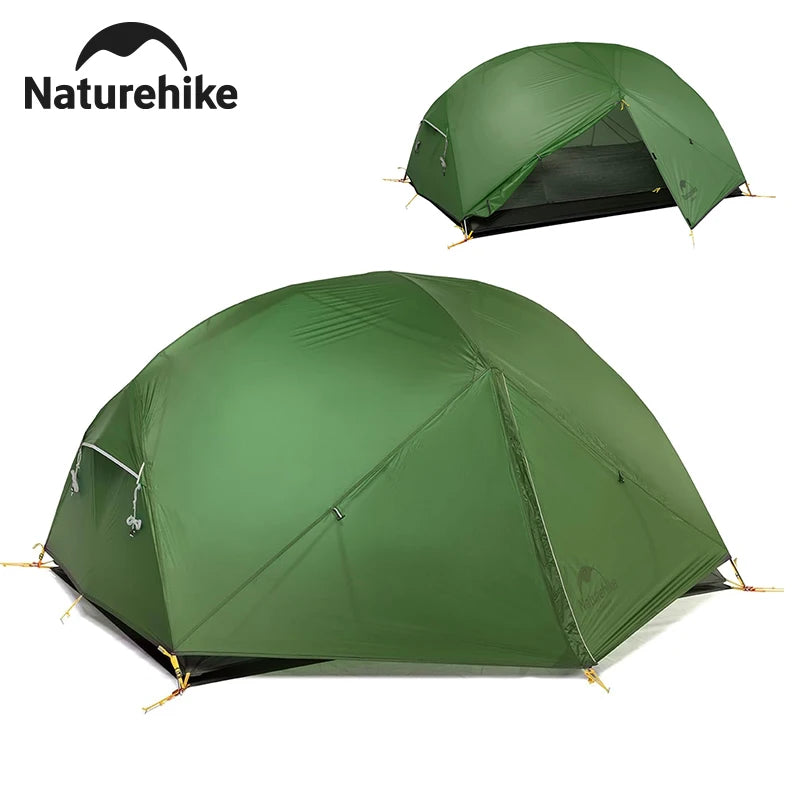 Naturehike Mongar Backpacking Tent Waterproof Ultralight Camping Shelter