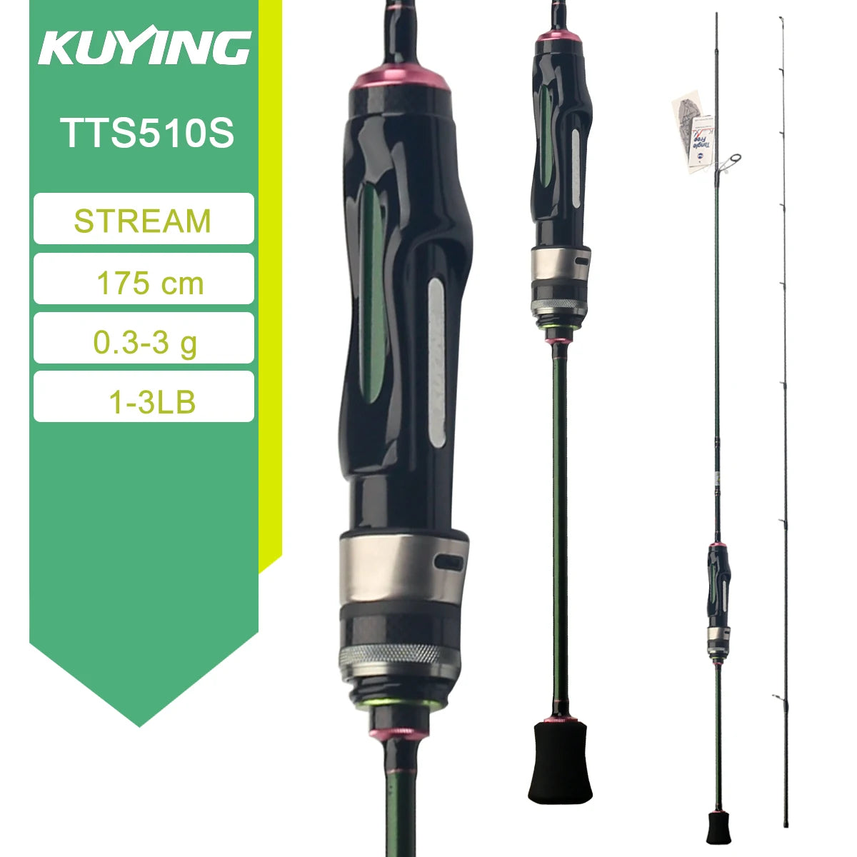 Kuying Teton Carbon Spinning And Casting Fishing Rod