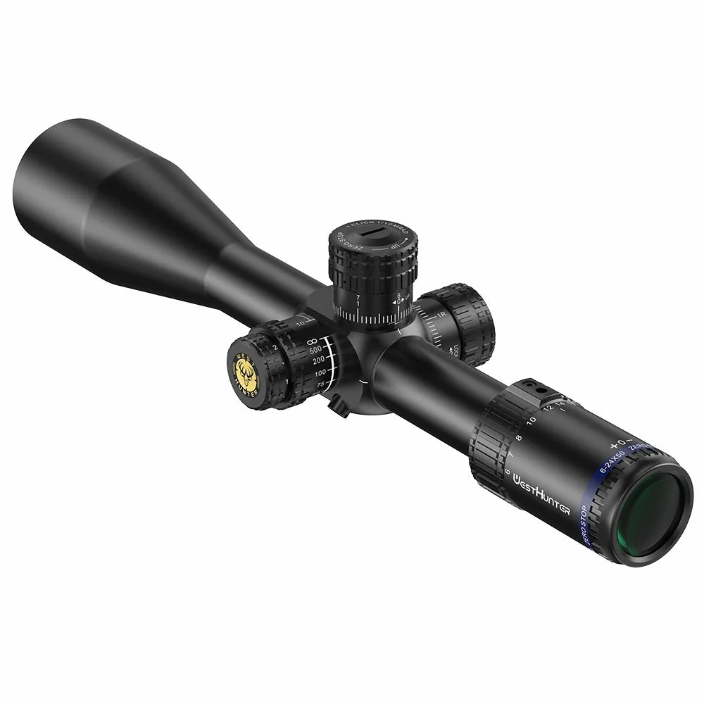WestHunter HD-N 6-24X50 SFIR FFP ZERO STOP Scope First Focal Plane Riflescope 1/10MIL Red Illumination Hunting Optical Sights