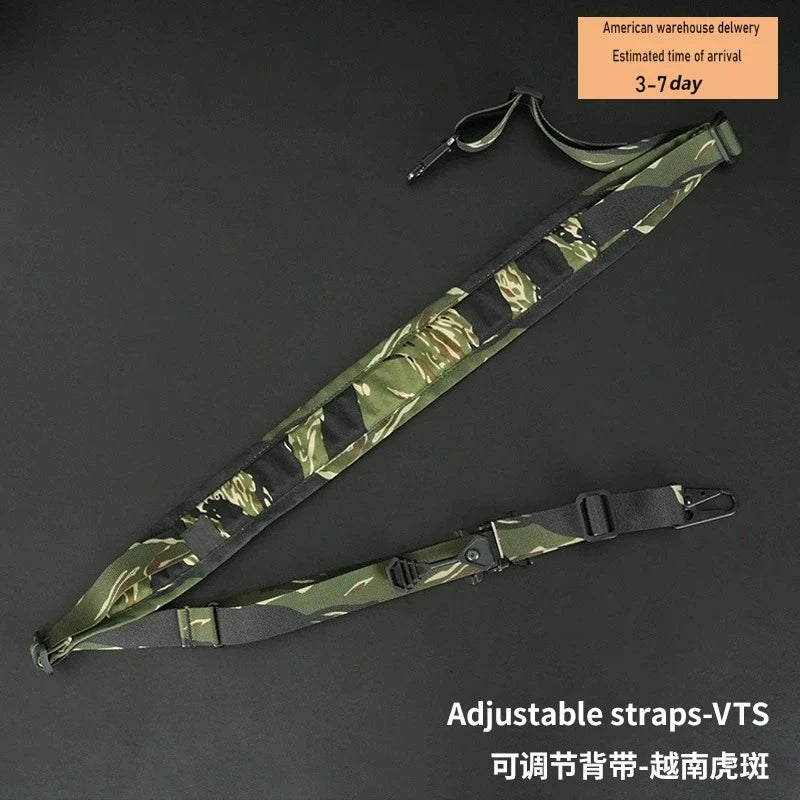 Tactical Modular Rifle Sling Removable Two Point One Point Padded Strap