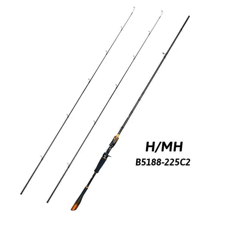 BIUTIFU T1000 Carbon Fishing Rod Fuji Guides For Anglers