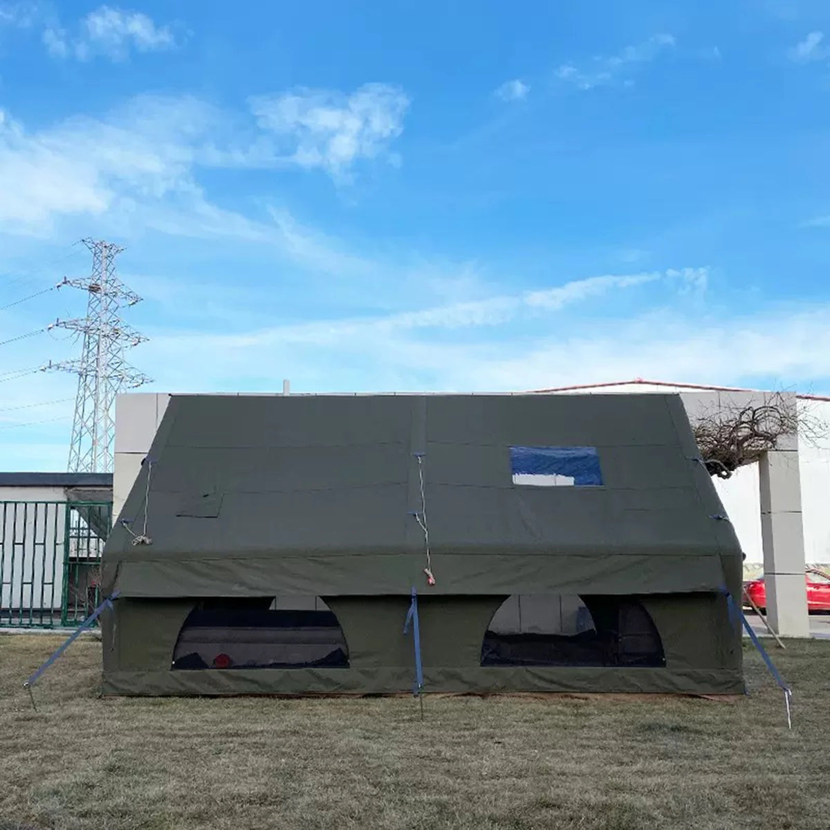 PAKICETUS Inflatable Camping Tent With Air Pump Outdoor Shelter