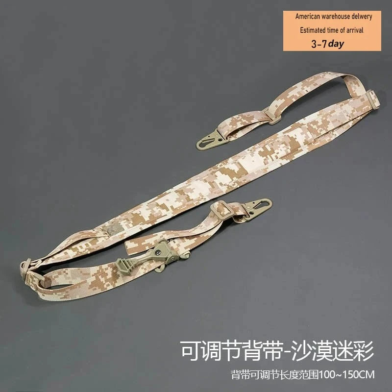 Modular Tactical Rifle Sling Removable Two Point One Point Configuration