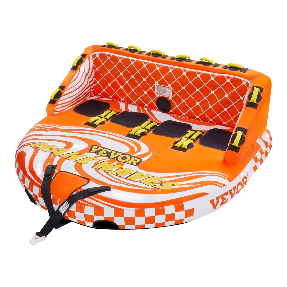 SucceBuy Inflatable Towable Tube For Boating Water Sports Adventures