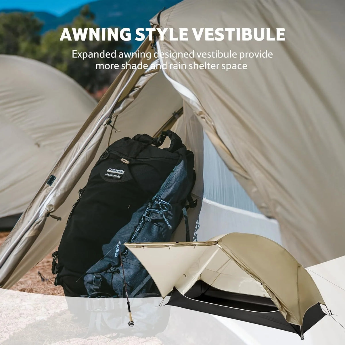 Naturehike Mongar Ultralight Waterproof Backpacking Tent Shelter