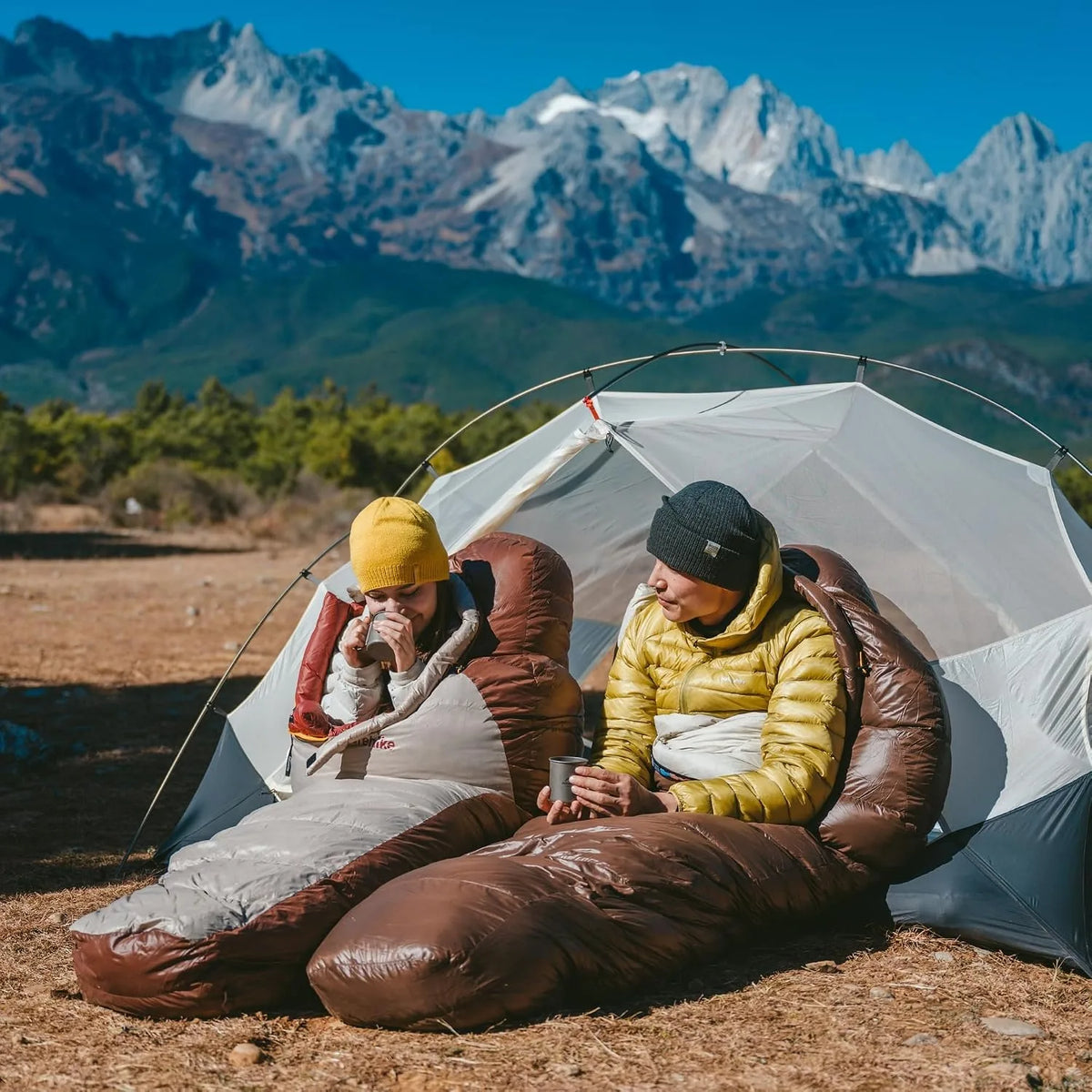 Naturehike Winter Camping Sleeping Bag 650FP Duck Down Sleeping Bag Upgraded Snowbird Mummy Outdoor Hiking Ultralight Warm Sleeping Bag