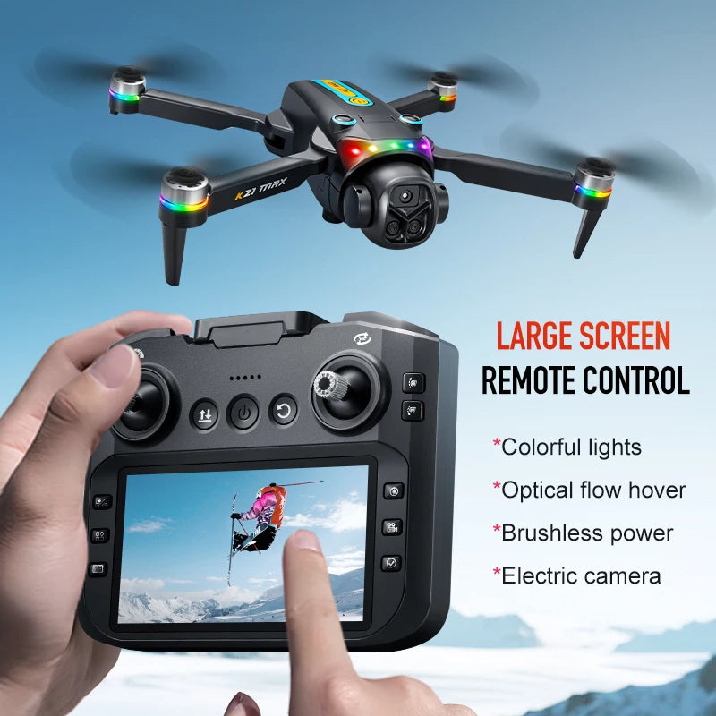 ZNLYRION Foldable Brushless RC Drone With Dual Cameras