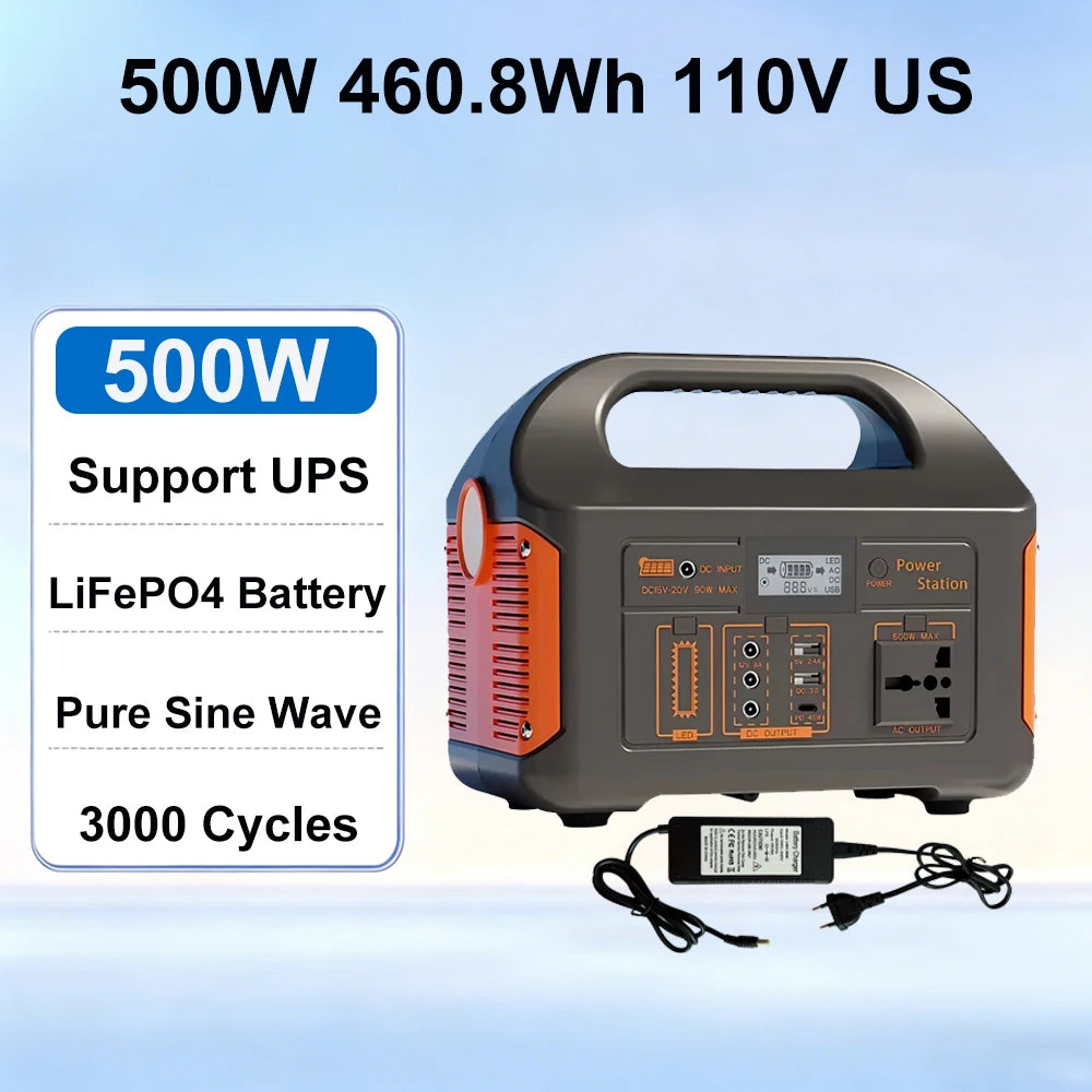 GaiaRay Reliable Portable Power Station LiFePO4 Camping