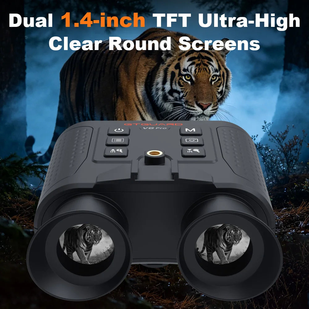 GTmedia V6 Pro Night Vision Binoculars With Laser Rangefinder For Hunting