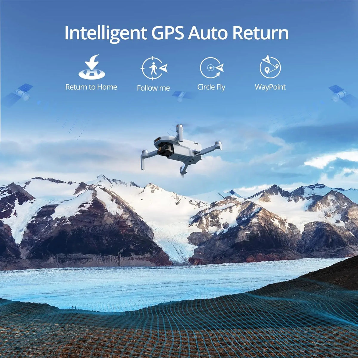 Potensic ATOM SE GPS Camera Drone With 4K Video Return