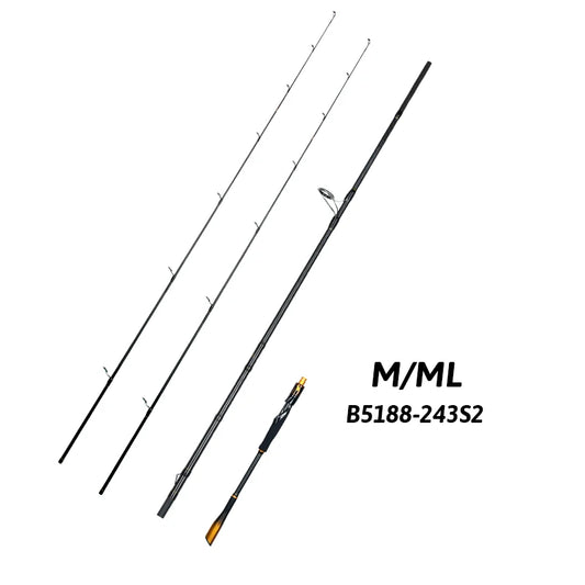 BIUTIFU T1000 Carbon Fishing Rod Fuji Guides For Anglers