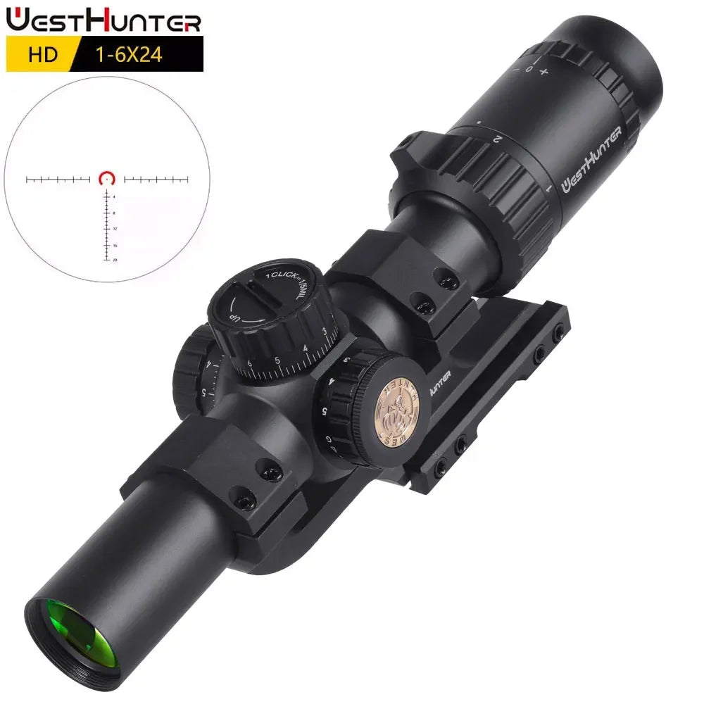 WestHunter Illuminated LPVO Riflescope With Etched Reticle