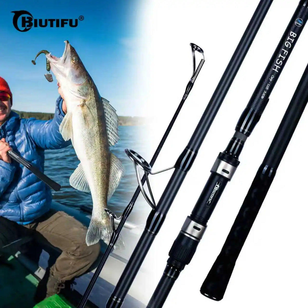 Biutifu T800 Carbon Surf Rod For Elite Shore Casting
