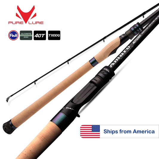 PURELURE Amaro PRO Heavy Duty Carbon Fiber Fishing Rod