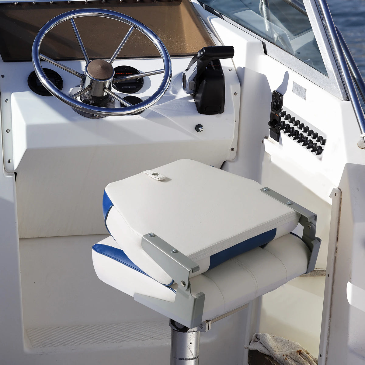 Premium Folding Boat Seat With Thick Padding For Anglers