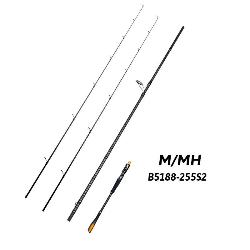 BIUTIFU T1000 Carbon Fishing Rod Fuji Guides For Anglers