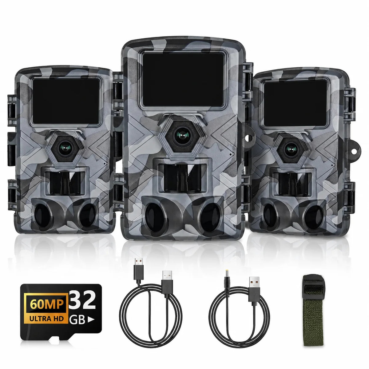 Fargarloo 60MP Wifi Trail Camera Night Vision Wildlife Monitor