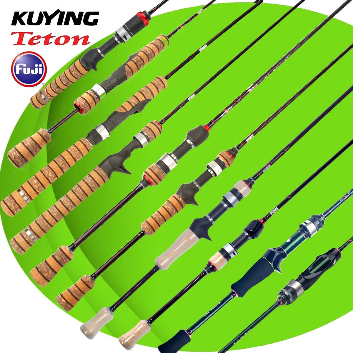 Kuying Teton Carbon Spinning And Casting Fishing Rod