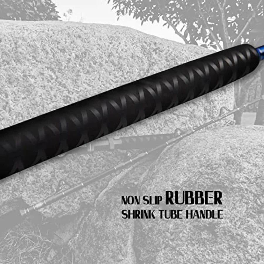 Saltwater Offshore Bent Butt Trolling Fishing Rod For Deep Sea