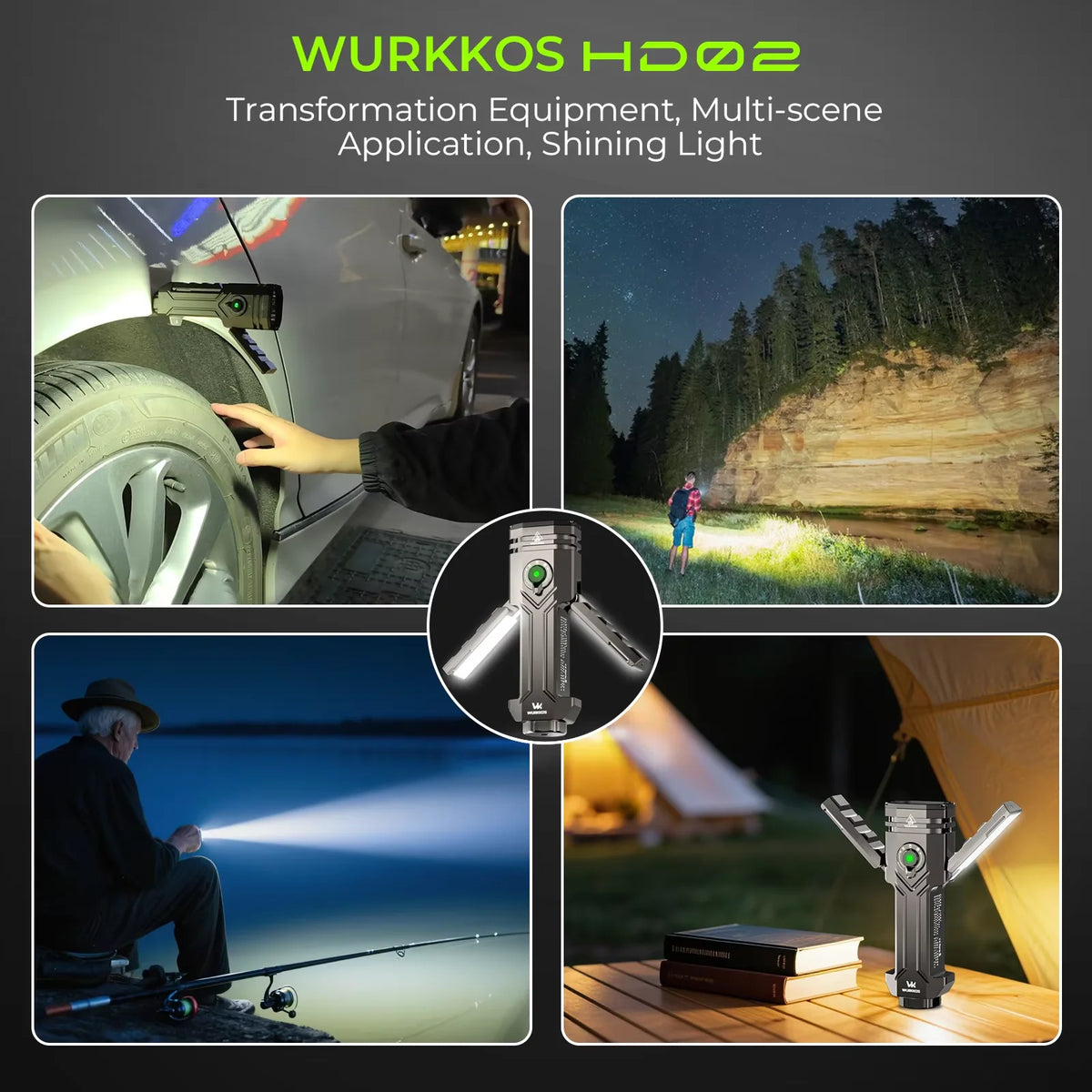 Wurkkos HD02 Portable LED Camping Lamp For Outdoor Adventures