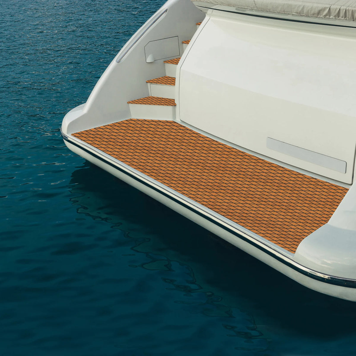 Non Slip EVA Faux Teak Marine Decking Mat for Boats and Yachts
