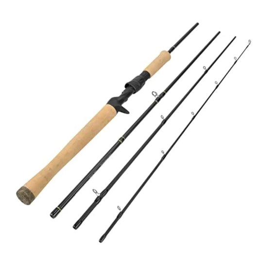 Valiant Eagle IM6 Graphite Travel Fishing Rods for Spinning and Casting